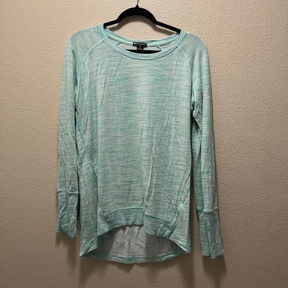 Champion Elite High-Low Hemline Crew Long Sleeve Sweater Pullover Long Sleeve S - Picture 2 of 7